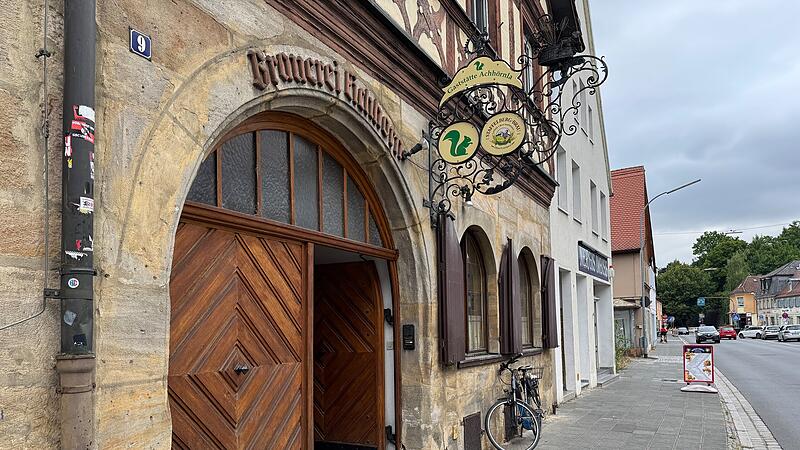 Aus der Brauerei Gastst&auml;tte Eichhorn in Forchheim wurde nun die Gastst&auml;tte Achh&ouml;rnla.