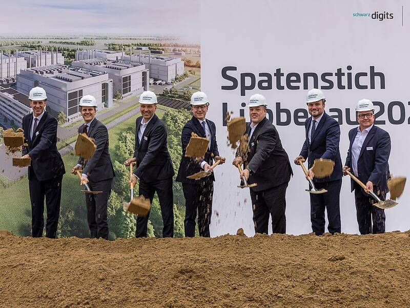 Spatenstich Schwarz-Digits-Rechenzentrum