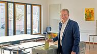 Kommunalwahl: B&uuml;rgermeister von Stegaurach, Thilo Wagner, beim Urnengang am 8. M&auml;rz 2026