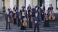 Das Bayerische Kammerorchester Bad Brückenau mit seinem Chefdirigenten Sebastian Tewinkel (vorne).