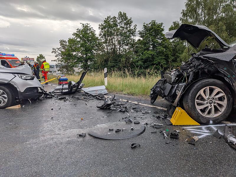 Unfall zwischen Kulmbach und Mainleus Unfall zwischen Kulmbach und Mainleus