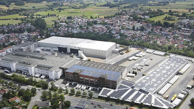 Das Altenkunstadter Firmengel&auml;nde der Firma Baur.