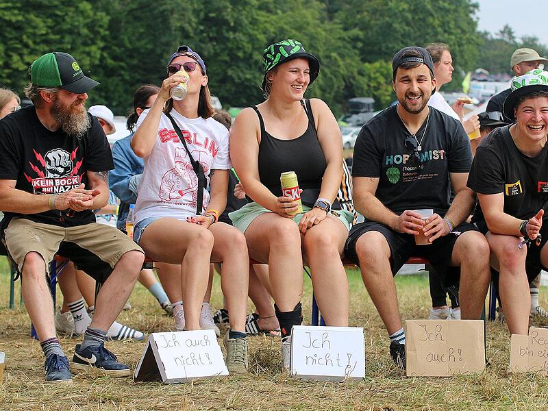 Die Spirkenl&auml;nder Blasmusik ist der heimliche H&ouml;hepunkt beim &bdquo;Ab geht die Lutzi&ldquo;-Festival