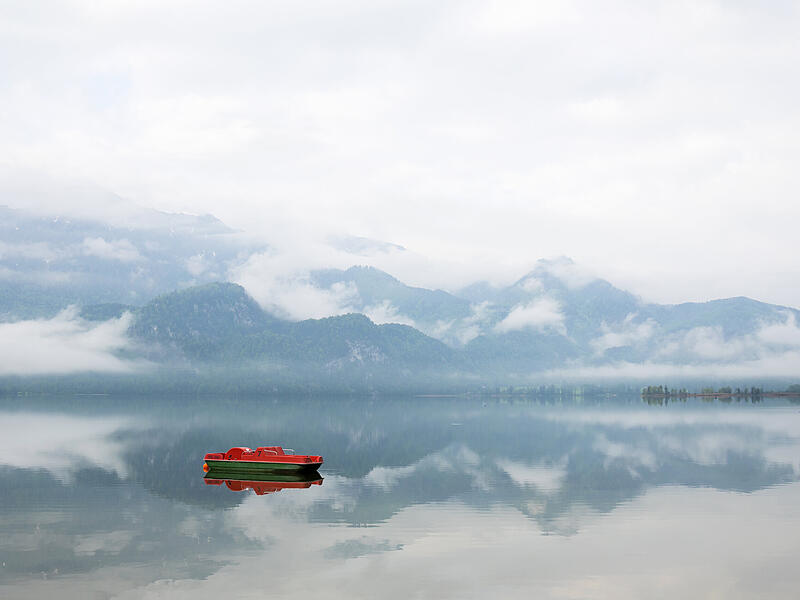 Foto "Am fr&uuml;hen Morgen am Kochelsee"