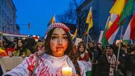 Kurden-Demonstration in M&uuml;nchen