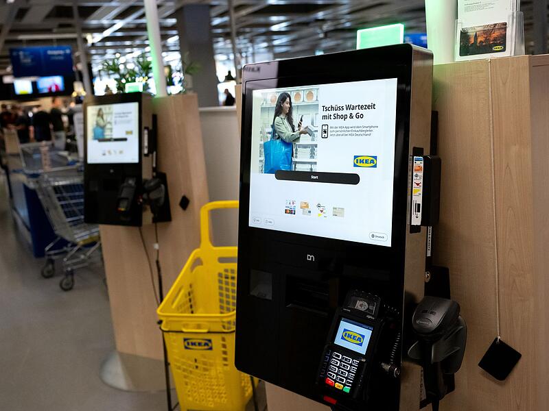 SB-Kasse bei Ikea