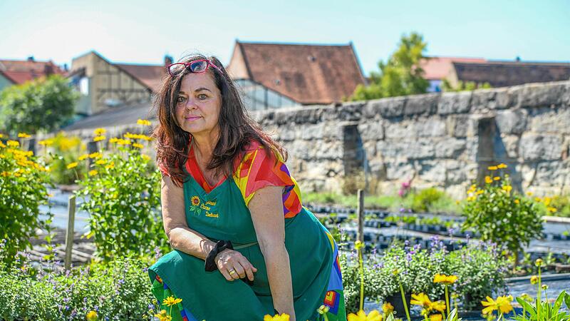 Der Ausverkauf in dem Traditionsbetrieb Hofstadt-Gärtnerei läuft: Neben den restlichen Pflanzen löst Carmen Dechant auch das Inventar der Gärtnerei auf.