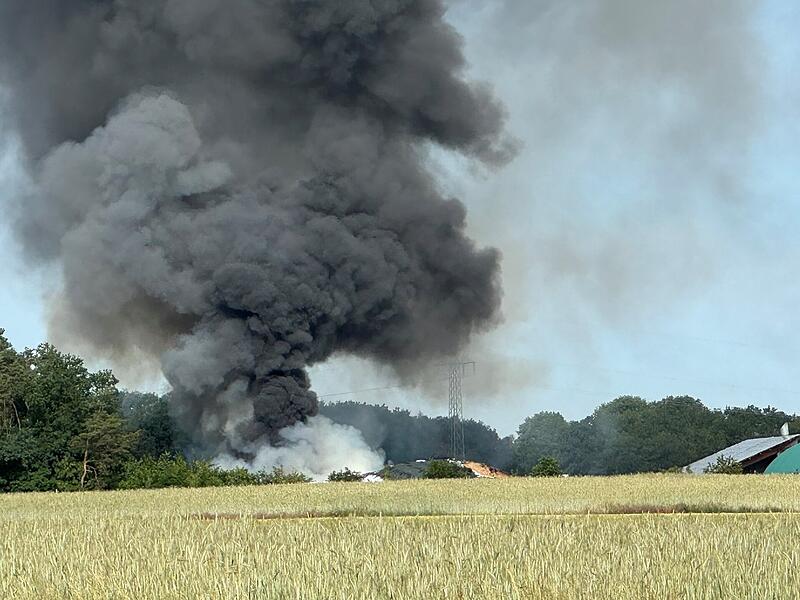 Brand bei Weisendorf Brand bei Weisendorf