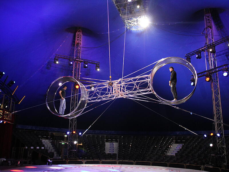 Blick hinter die Kulissen beim Zirkus Charles Knie