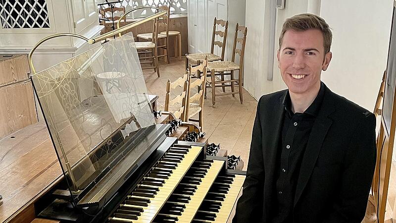Die Orgel in der Wieskirche wartet auf Erik Konietzko als den neuen Organisten.