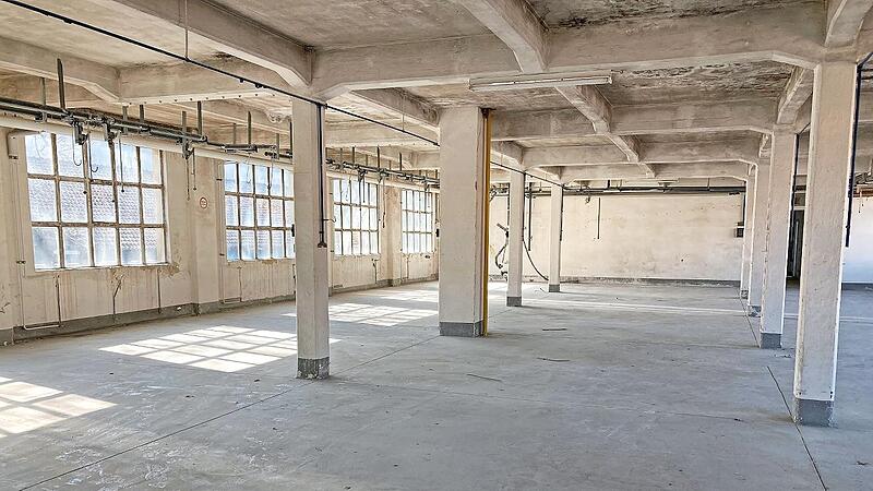 Ausbaufähig: Wo einst filigrane Porzellanfiguren entstanden, ist jetzt Raum zur freien Gestaltung. Eine Etage hat 4000 Quadratmeter. Cross Art benötigt für seine 60 Bands etwa 3200. Ausbaufähig: Wo einst filigrane Porzellanfiguren entstanden, ist jetzt Raum zur freien Gestaltung. Eine Etage hat 4000 Quadratmeter. Cross Art benötigt für seine 60 Bands etwa 3200.
