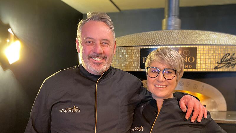 Francesco und Sandra D'Agostino er&ouml;ffnen in Bad Kissingen eine Pizzeria.