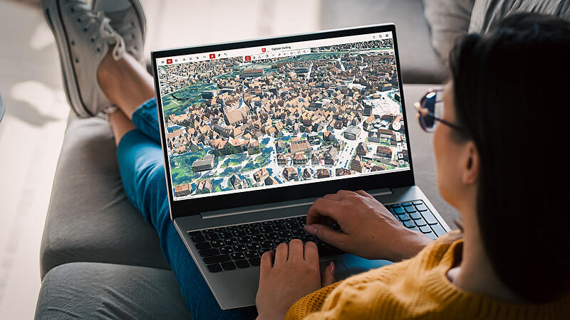 Der „Digitale Zwilling" der Stadt Forchheim kann auch von den Bürgern genutzt werden.
