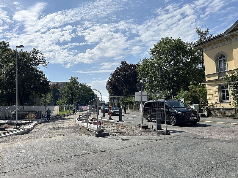 Baustelle in Coburg