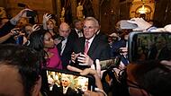 Eine Gruppe von 20 republikanischen Abgeordneten vom extremen Flügel der Partei blockiert die Wahl von Kevin McCarthy (Bildmitte)  zum Sprecher des US-Repräsentantenhauses.