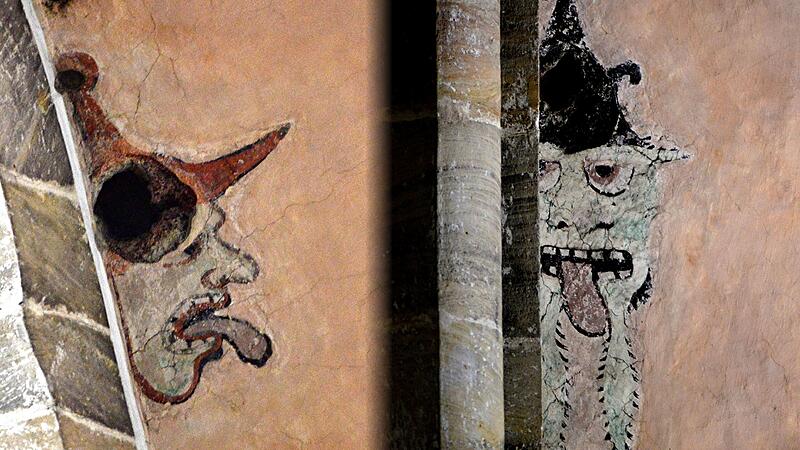 Teufelsfratzen im Bamberger Dom
