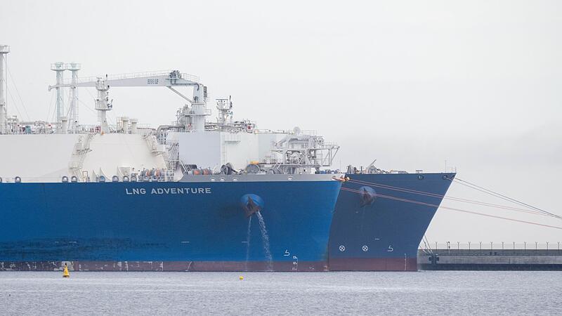 Entwicklung der LNG-Importe an der deutschen Küste