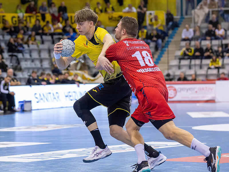 Marks Lilienfelds kam beim HSC Coburg in der abgelaufenen Saison immer wieder zum Einsatz. F&uuml;r junge Spieler wie ihn gab es jetzt eine Ausbildungspr&auml;mie.