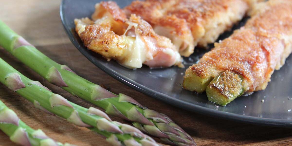 Fränkische Rezepte: Spargel Cordon Bleu