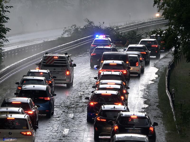 Unwetter in Bayern