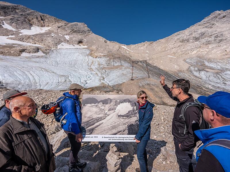 Gletscher-Gipfel