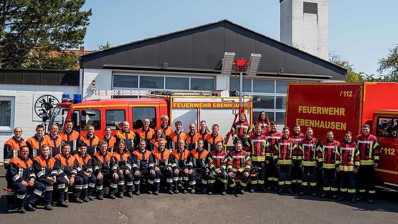 Die Aktiven der Freiwilligen Feuerwehr Ebenhausen
