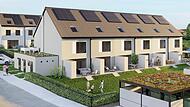 So sehen die Reihenh&auml;user aus, die in Lichtenfels entstehen sollen.