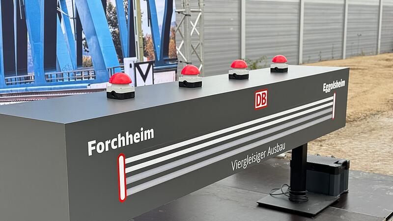 Er&ouml;ffnung des vierspurigen Streckenabschnitts zwischen Forchheim und Eggolsheim.