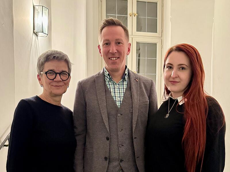 Ulrike S&auml;nger, Christian Hader und Leonie Pfadenhauer bilden den Fraktionsvorstand.