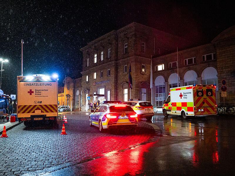 Zugkollision im Hauptbahnhof Bayreuth