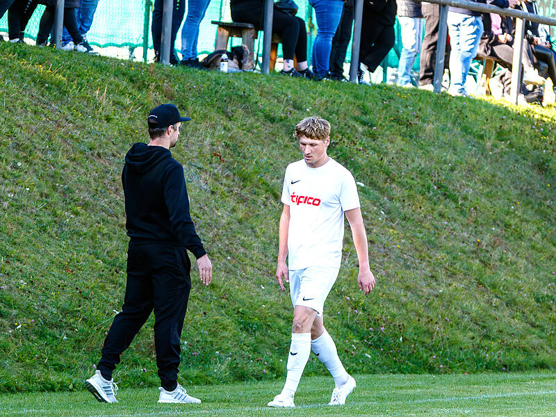 Pascal Kolb und der VfR Katschenreuth mussten sich der SpVgg Oberkotzau beugen.