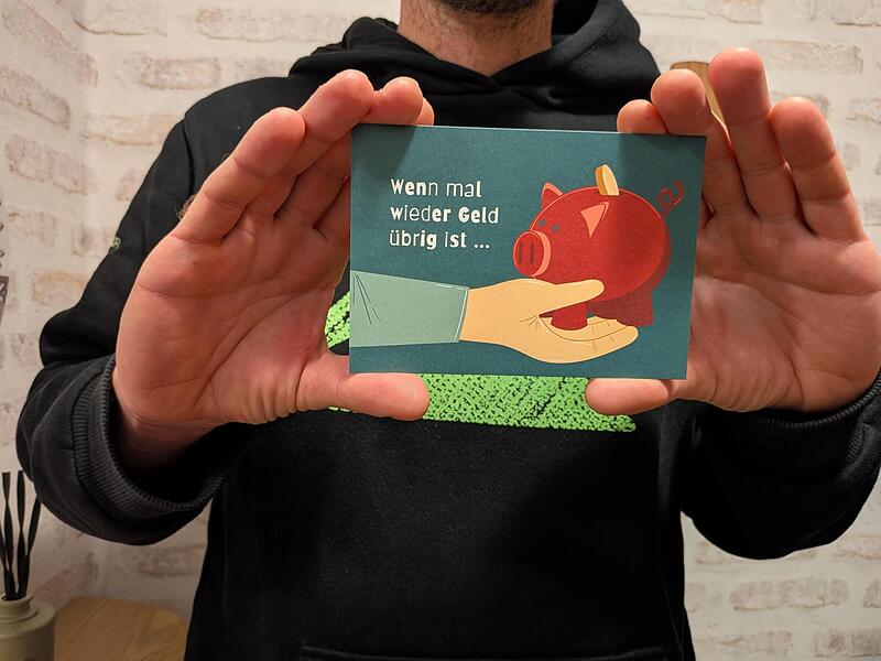 Postkarte Haushalt für alle