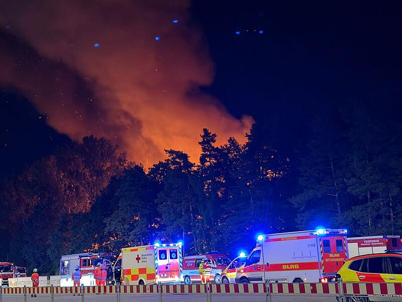Waldbrand in Nürnberg Waldbrand in Nürnberg