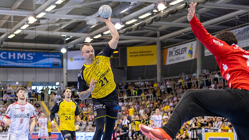 Florian Billek sah bei seinem letzten Auftritt f&uuml;r den HSC in Coburg die rote Karte.