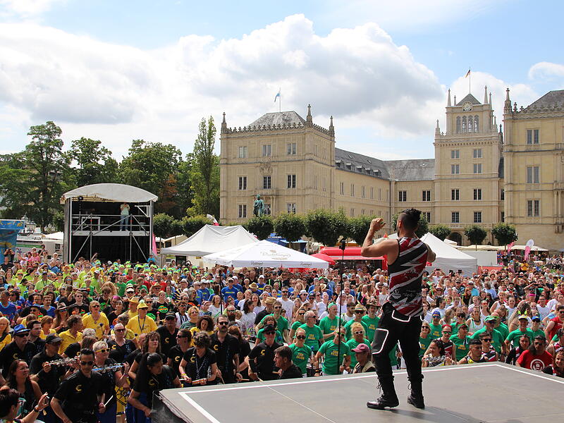 Trommeln für den Frieden beim Samba-Festival in Coburg 2025