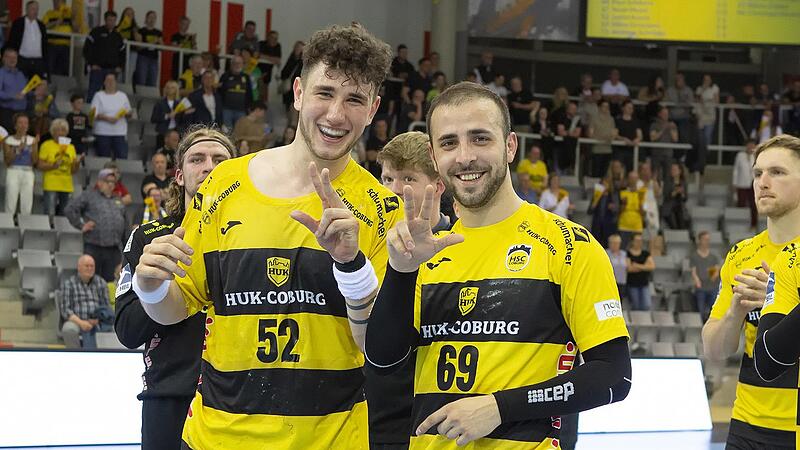 Drei Heimsiege in Folge: Justin Kurch (Mitte, links) und Milos Grozdanic (rechts) waren bester Laune.