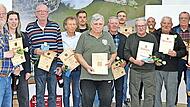 Langj&auml;hrige Mitglieder wurden beim Fischereiverein geehrt.