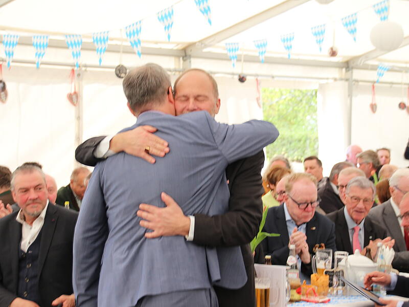 Verabschiedung von B&uuml;rgermeister Bernd Reisenweber in Ebersdorf bei Coburg