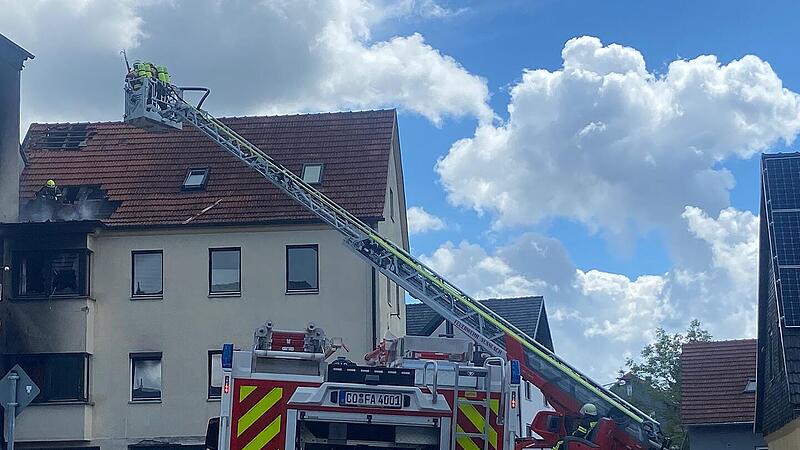 Brand in Brauerei in Untersiemau Brand in Brauerei in Untersiemau