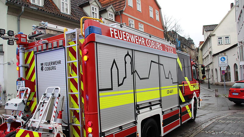 Feuerwehreinsatz in Coburg Feuerwehreinsatz in Coburg