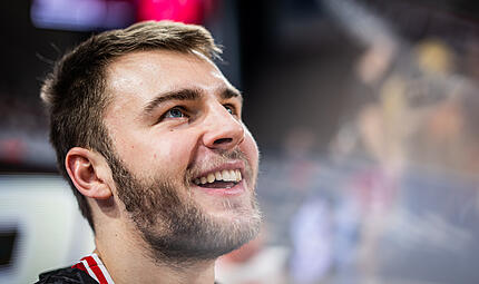 Moritz Krimmer vor dem Spiel gegen seinen Ex-Klub Ratiopharm Ulm.