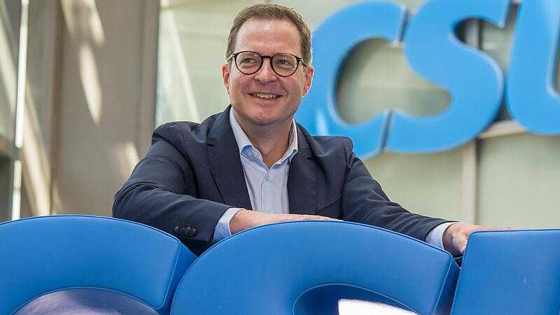 Martin Huber, CSU-Generalsekret&auml;r, sprach beim Kreisverband in Kulmbach.