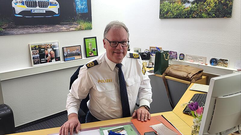 Der Polizeipr&auml;sident Unterfrankens, Detlev Tolle aus Hammelburg, geht in den Ruhestand.
