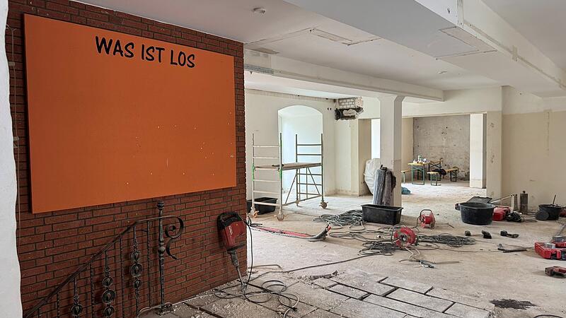 Die Bauarbeiten im Ratskeller in Herzogenaurach sind in vollem Gange. Die Bauarbeiten im Ratskeller in Herzogenaurach sind in vollem Gange.