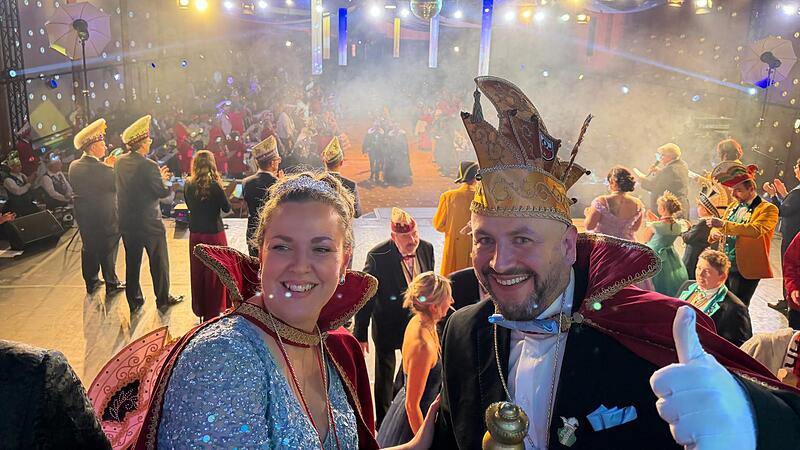 Das Kronacher Prinzenpaar Julia und Jens Kodalle