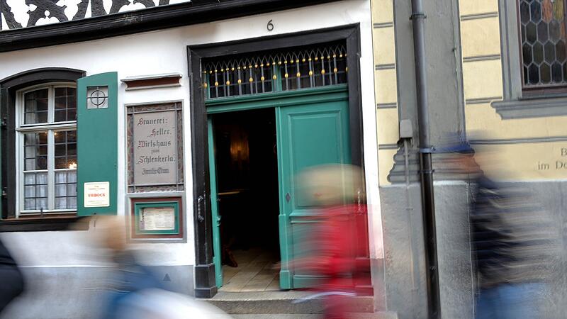 Das Schlenkerla in der Bamberger Dominikanerstra&szlig;e