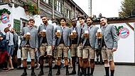 Besuch des FC Bayern München auf dem Oktoberfest
