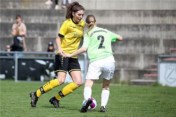 Neele Reisberger (li, hier noch im Trikot des SK Heuchling) trifft pro Partie im Schnitt doppelt.