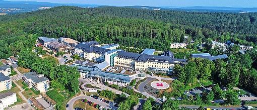 Luftbild der Klinik Hohe Warte.