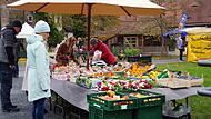Beim „Herbstzauber“ gab es an zahlreichen Ständen viel zu entdecken – Kulinarisches, aber auch Kunstvolles.